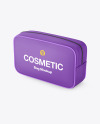 Cosmetic Bag Mockup - Half Side View