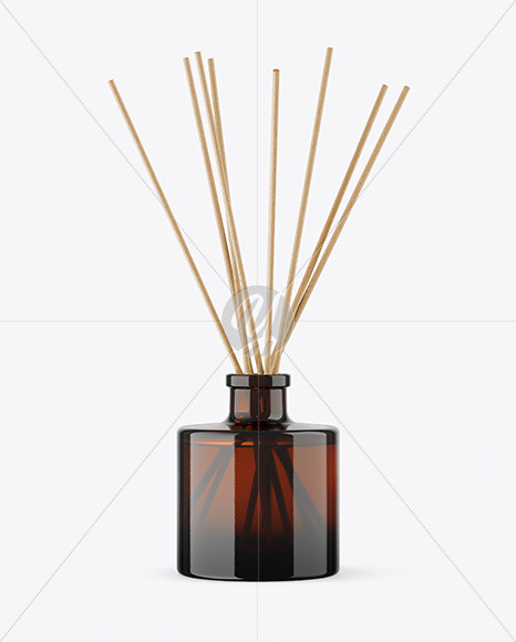 Diffuser Amber Bottle Mockup