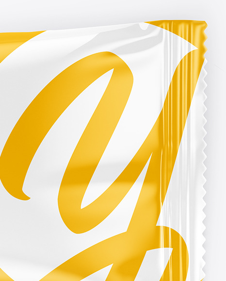 Glossy Snack Package Mockup