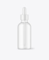 Frosted Glass Dropper Bottle Mockup