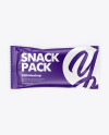 Matte Snack Package Mockup