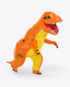 Inflatable T-Rex Costume Mockup