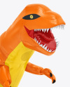 Inflatable T-Rex Costume Mockup