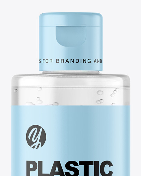 Clear Cosmetic Bottle Mockup