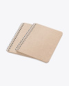 Kraft Notebooks Mockup