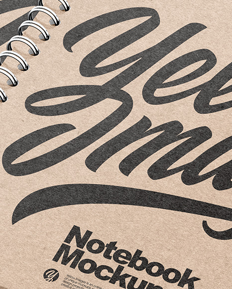 Kraft Notebooks Mockup