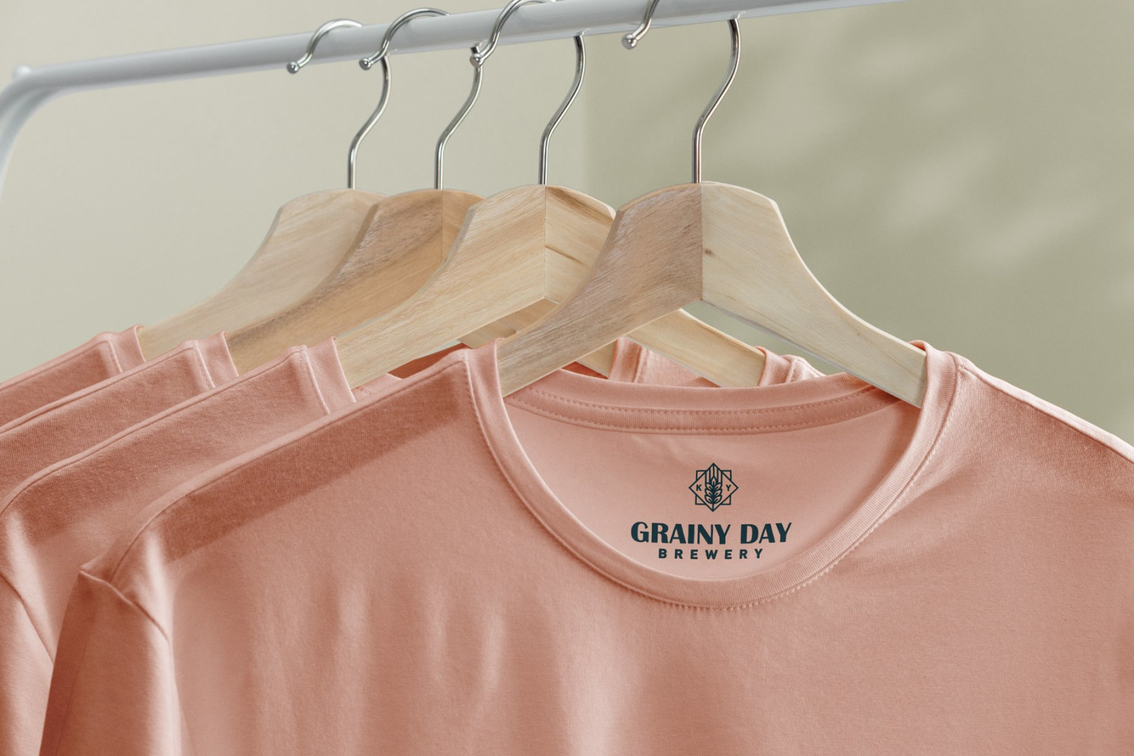 T-Shirt Mock-Up on Hanger T-Shirt Mock-Up on Hanger