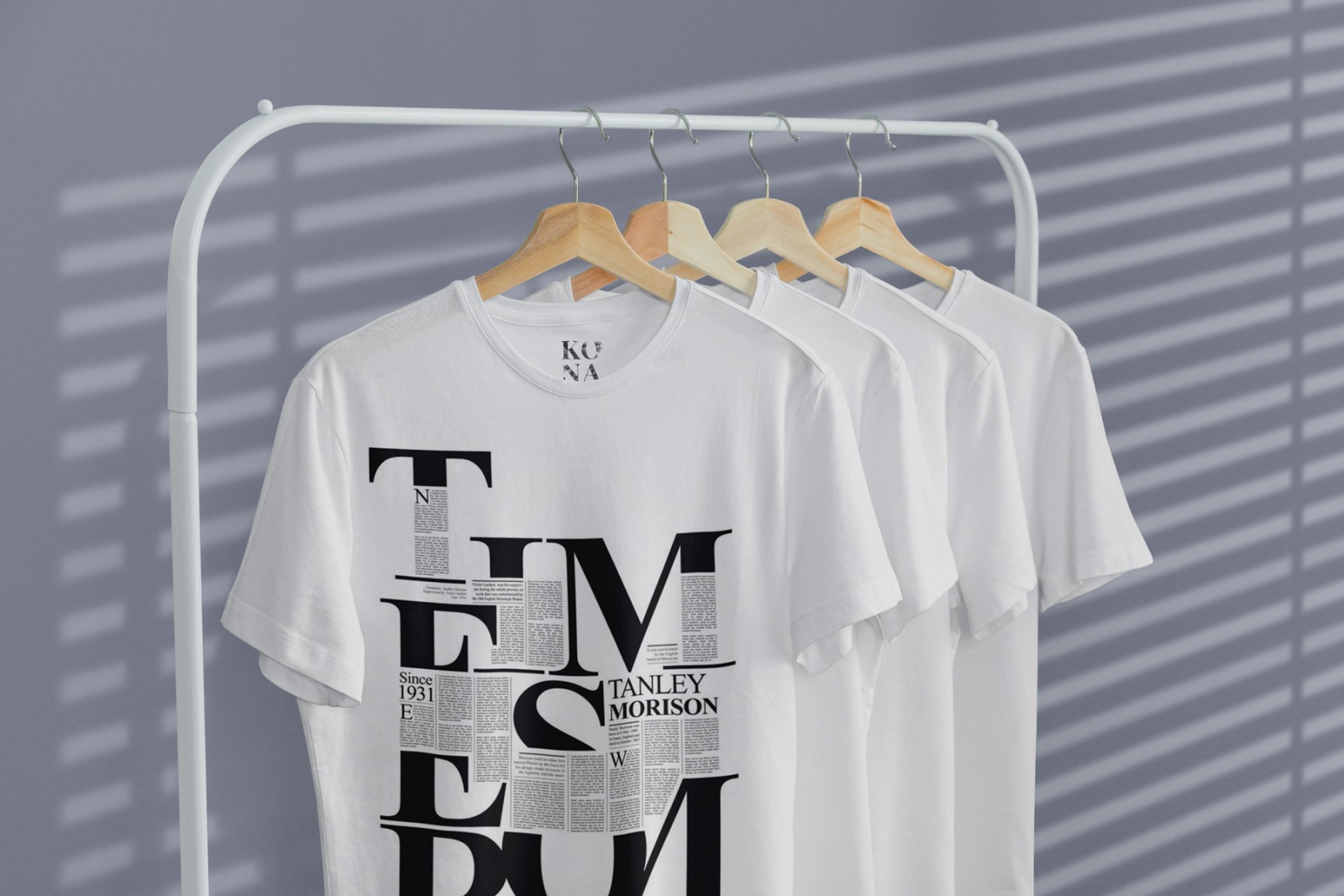 T-Shirt Mock-Up on Hanger T-Shirt Mock-Up on Hanger