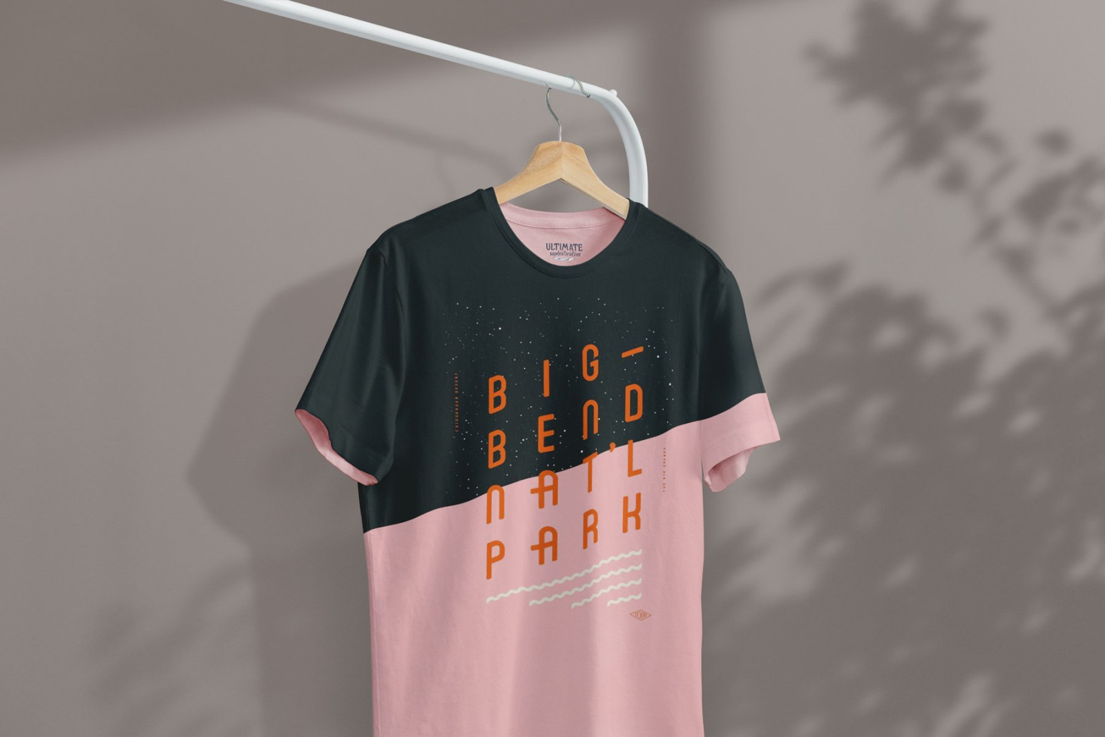 T-Shirt Mock-Up on Hanger T-Shirt Mock-Up on Hanger