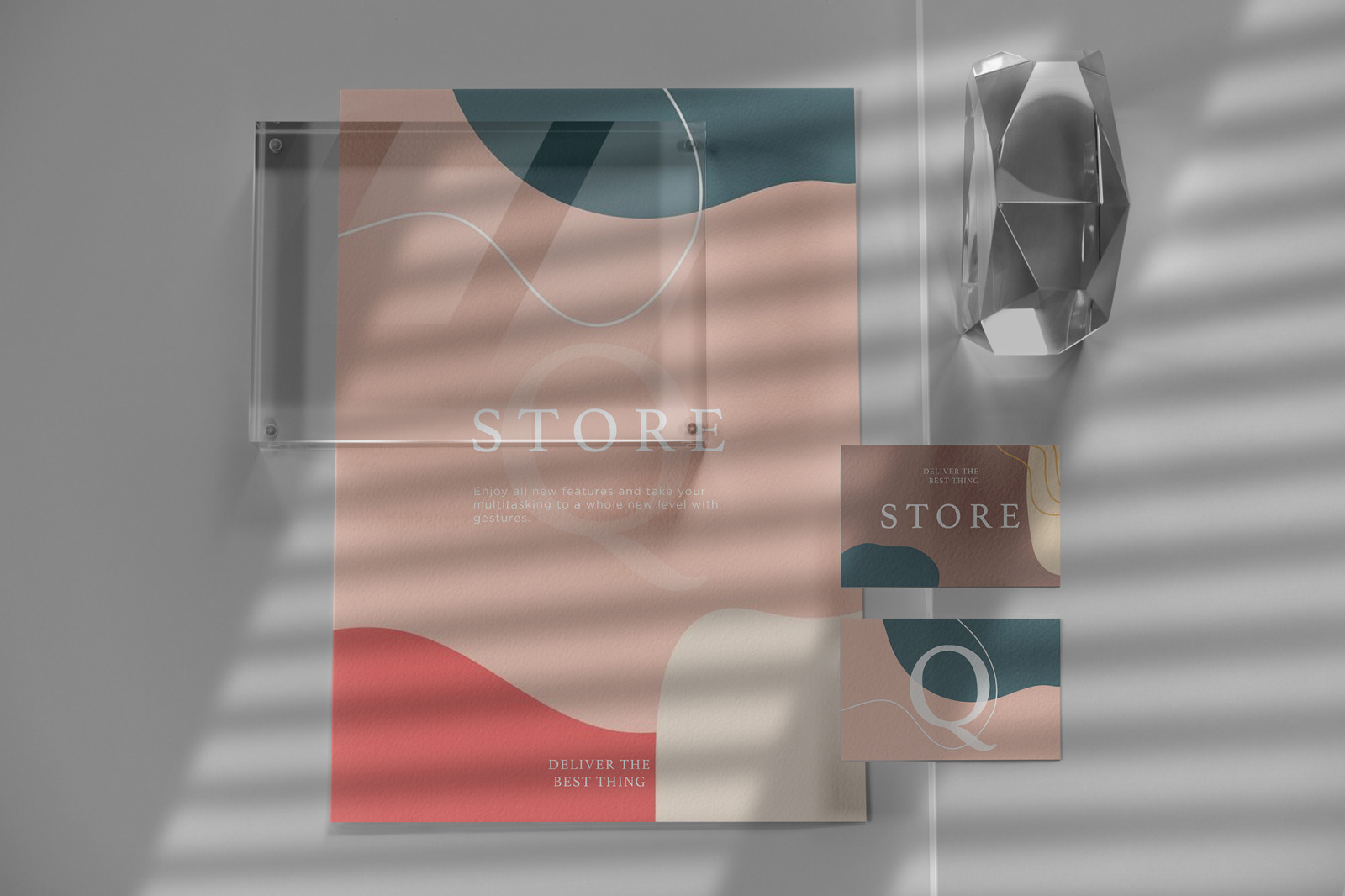Glass Branding Mock-Up Glass Branding Mock-Up