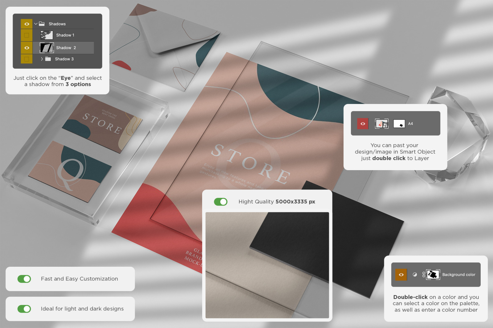 Glass Branding Mock-Up Glass Branding Mock-Up