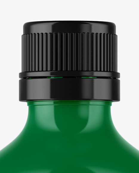 Glossy Bottle Mockup