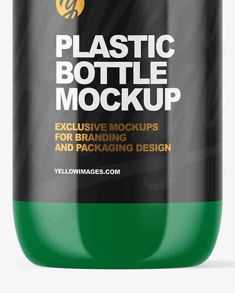 Glossy Bottle Mockup