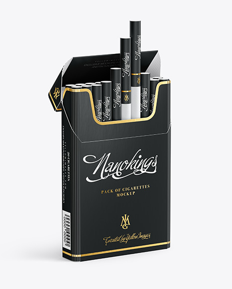 Nano Cigarette Pack Mockup Nano Cigarette Pack Mockup