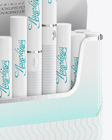 Nano Cigarette Pack Mockup Nano Cigarette Pack Mockup