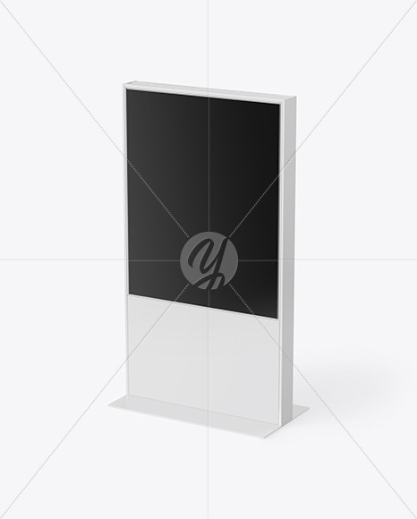 LED Display Stand Mockup