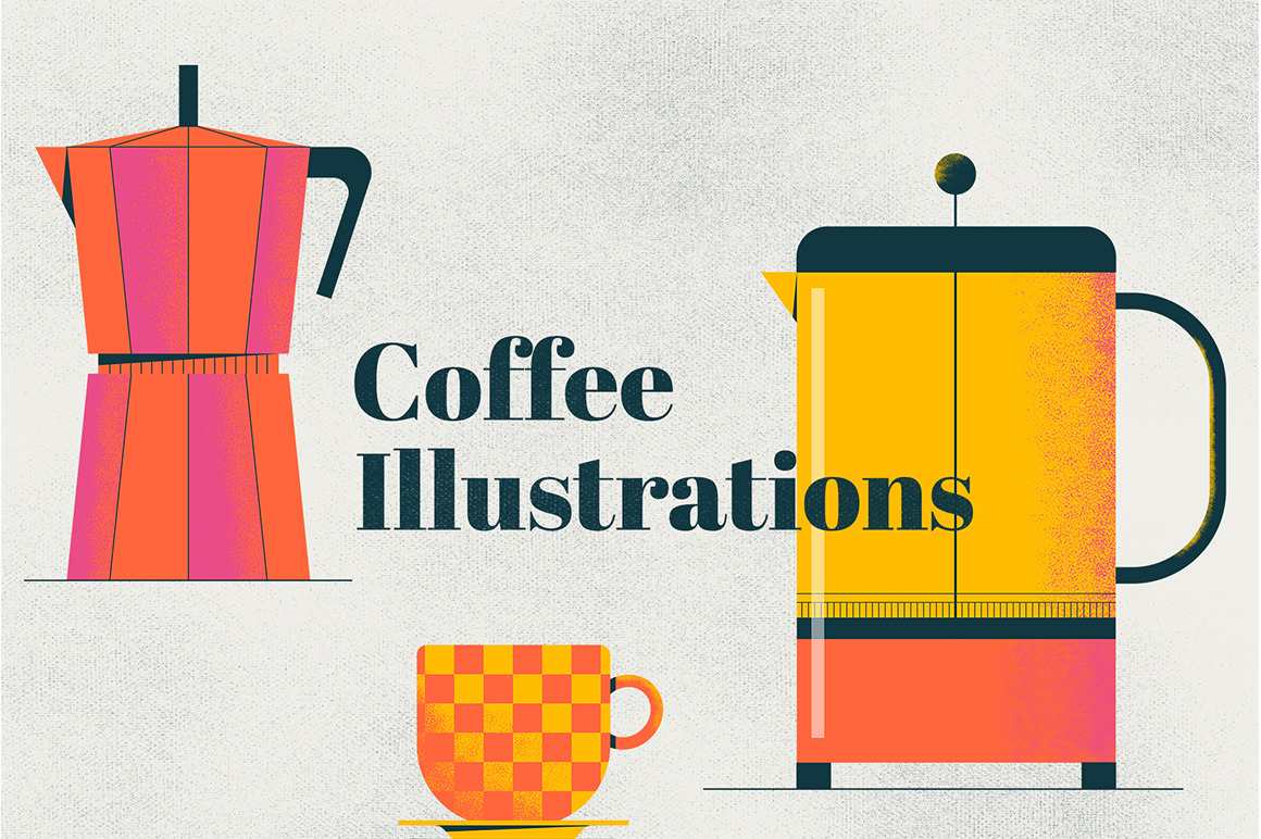 Coffee illustrations Coffee illustrations