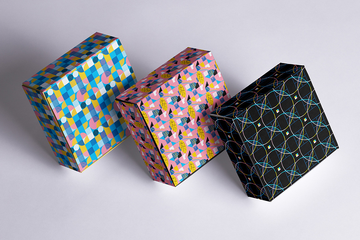 12 Geometric Textured Patterns 12 Geometric Textured Patterns