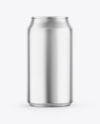 Glossy Metallic Drink Can Mockup