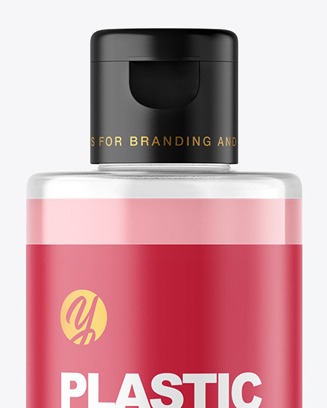 Clear Liquid Soap Bottle Mockup