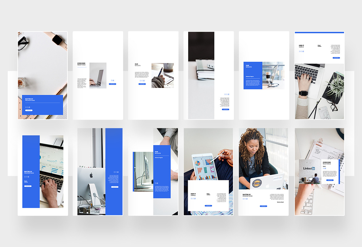 Elegant Business Instagram Post and Story Template Elegant Business Instagram Post and Story Template