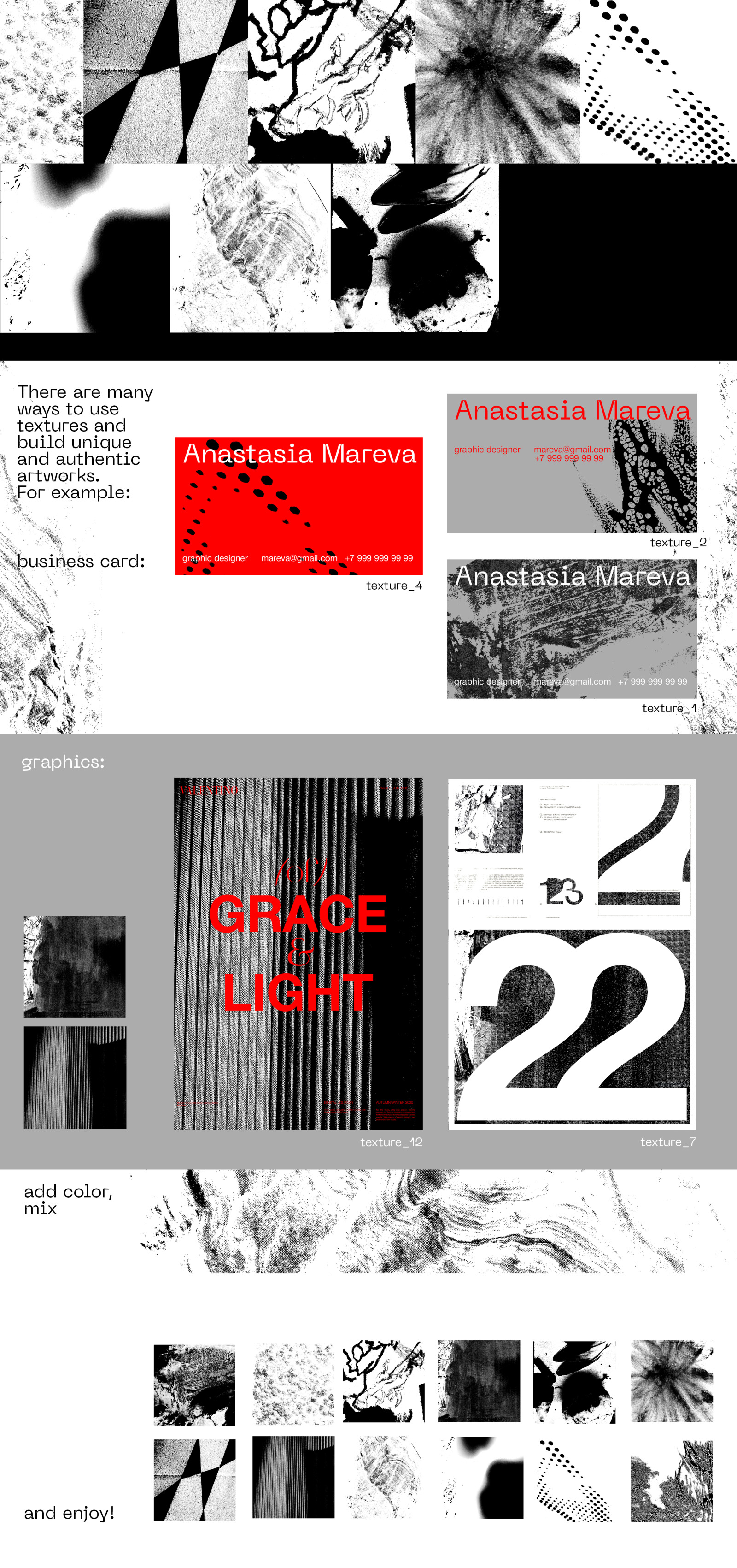 B&W Graphic Textures B&W Graphic Textures