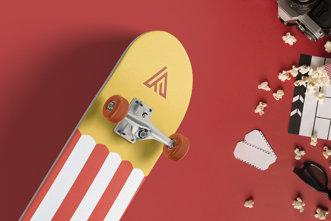 Skateboard Mockups Set Skateboard Mockups Set