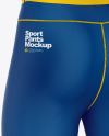 Men Compression Suit Mockup – Back Half Side View