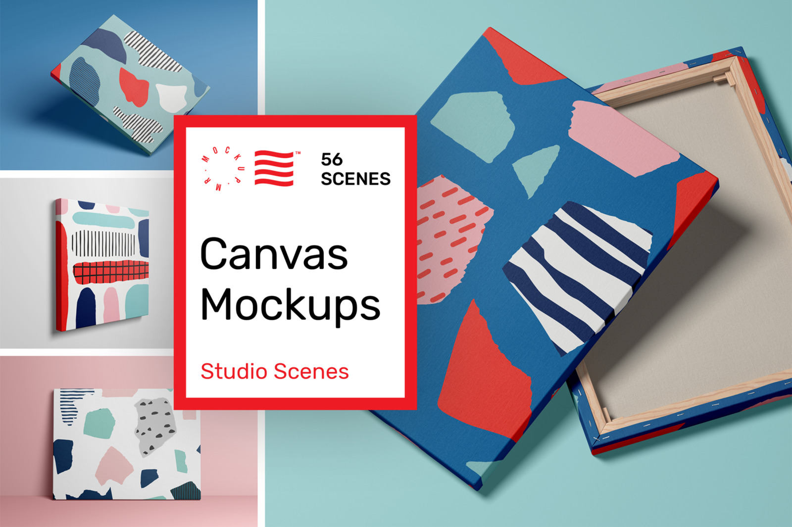 Canvas Mockups - Studio Scenes!