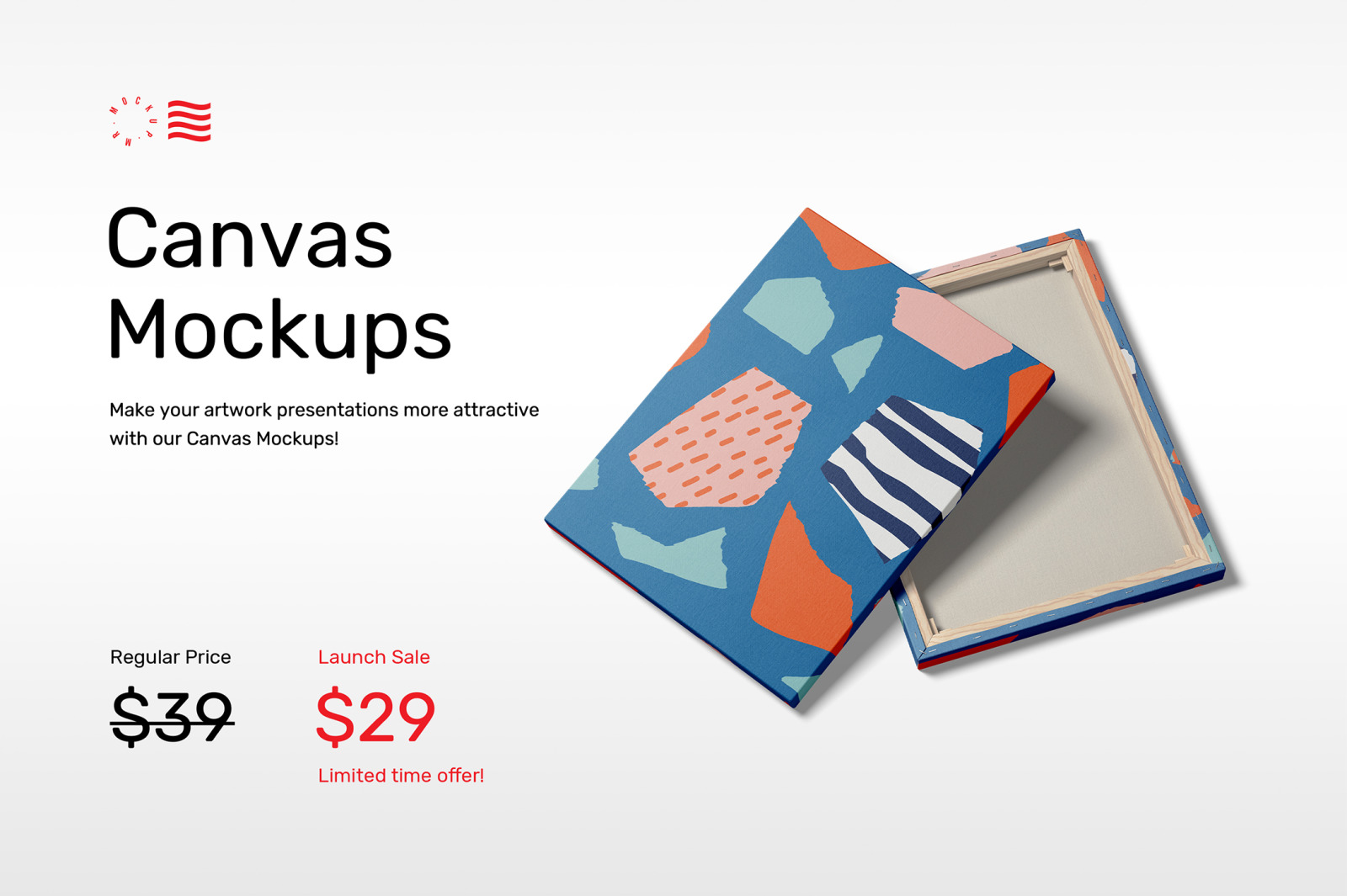 Canvas Mockups - Studio Scenes!