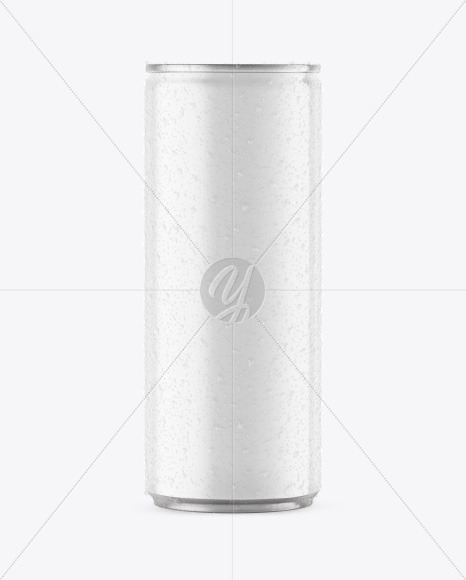 Glossy Drink Can Mockup