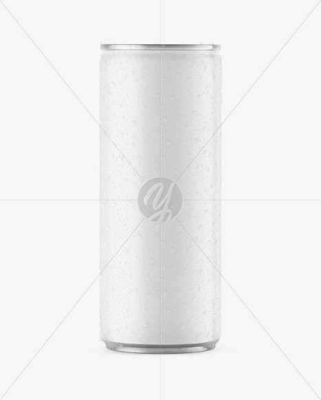 Matte Drink Can Mockup