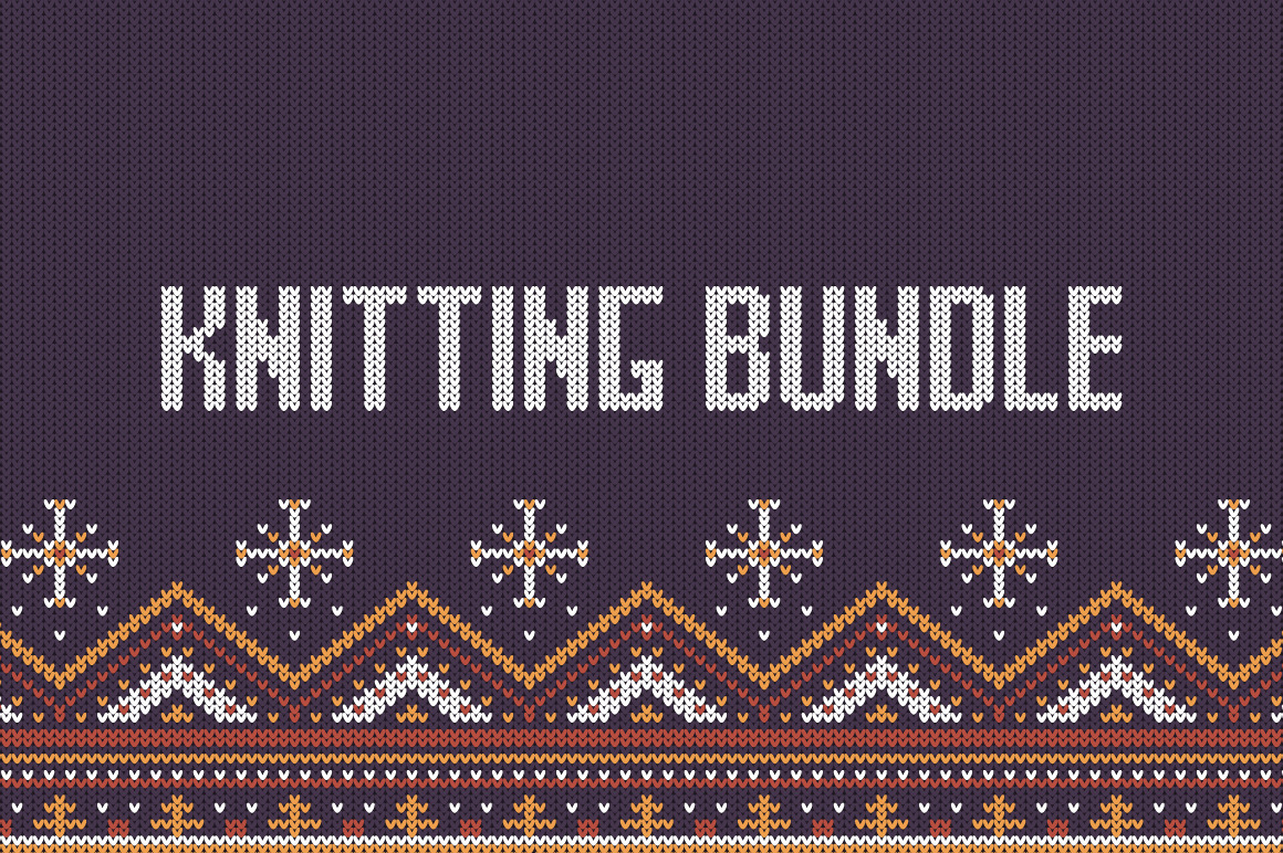 Knitting Ornament Bundle Knitting Ornament Bundle