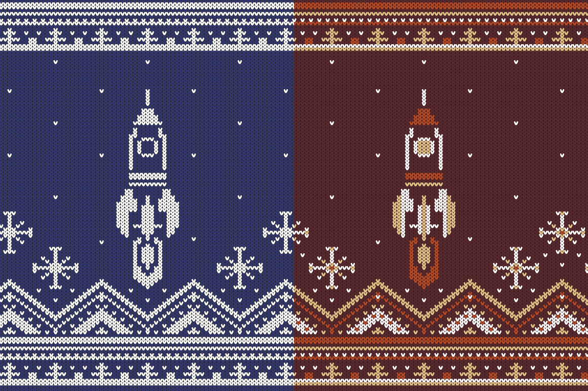 Knitting Ornament Bundle Knitting Ornament Bundle
