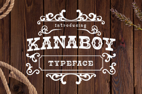 Kanaboy - Western font