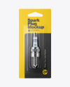 Spark Plug with Blister Pack Mockup