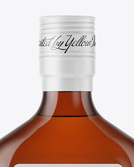 Amber Glass Bottle Mockup Amber Glass Bottle Mockup