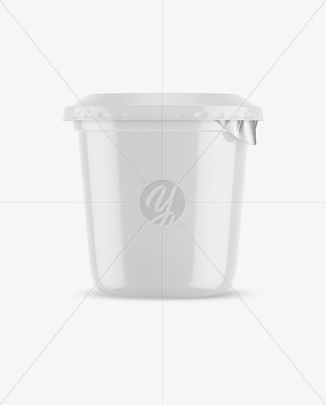 Plastic Glossy Cup Mockup