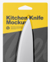 Kitchen Knife with Blister Pack Mockup