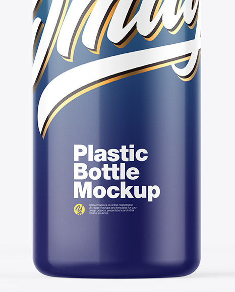 Glossy Bottle Mockup