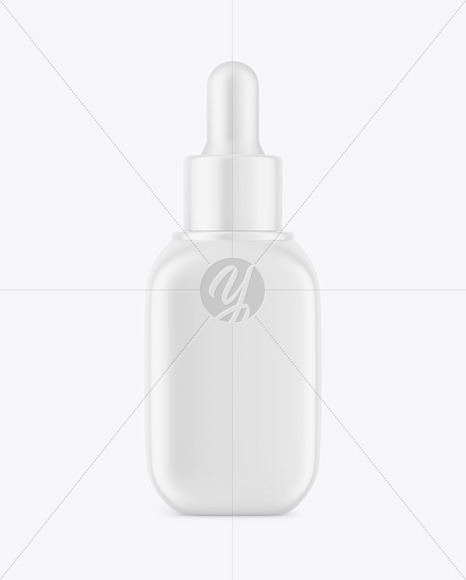 Matte Dropper Bottle Mockup