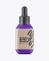 Matte Dropper Bottle Mockup