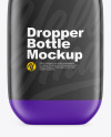 Matte Dropper Bottle Mockup