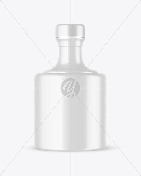 Glossy Ceramic Bottle Mockup