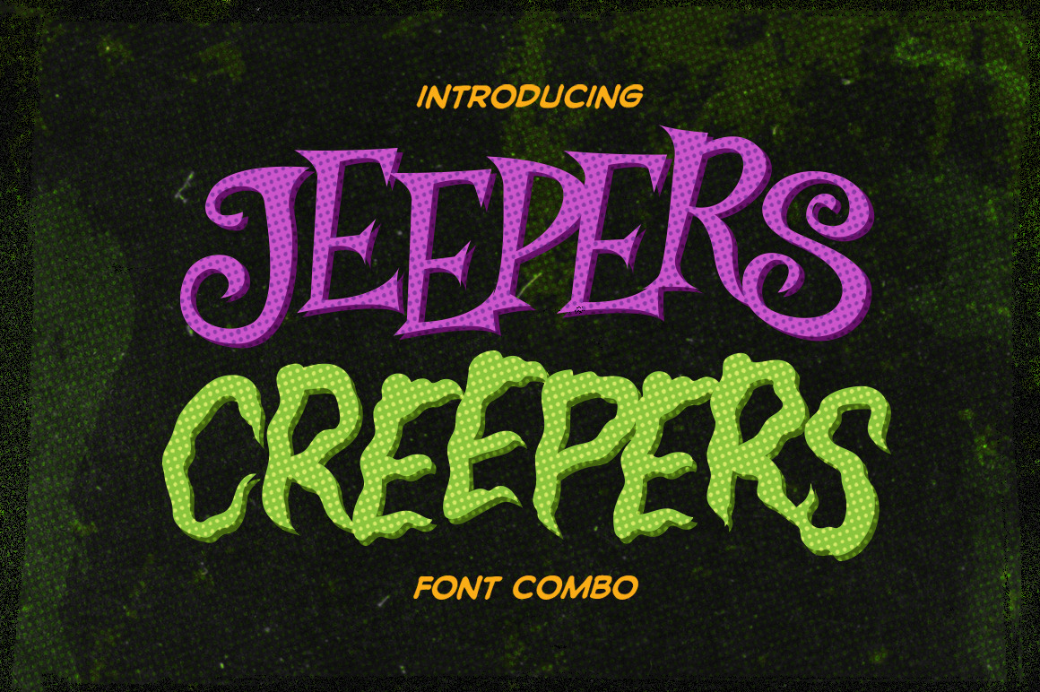 Jeepers Creepers Font Combo Jeepers Creepers Font Combo