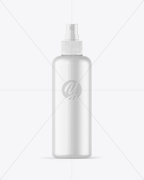 Glossy Spray Bottle Mockup