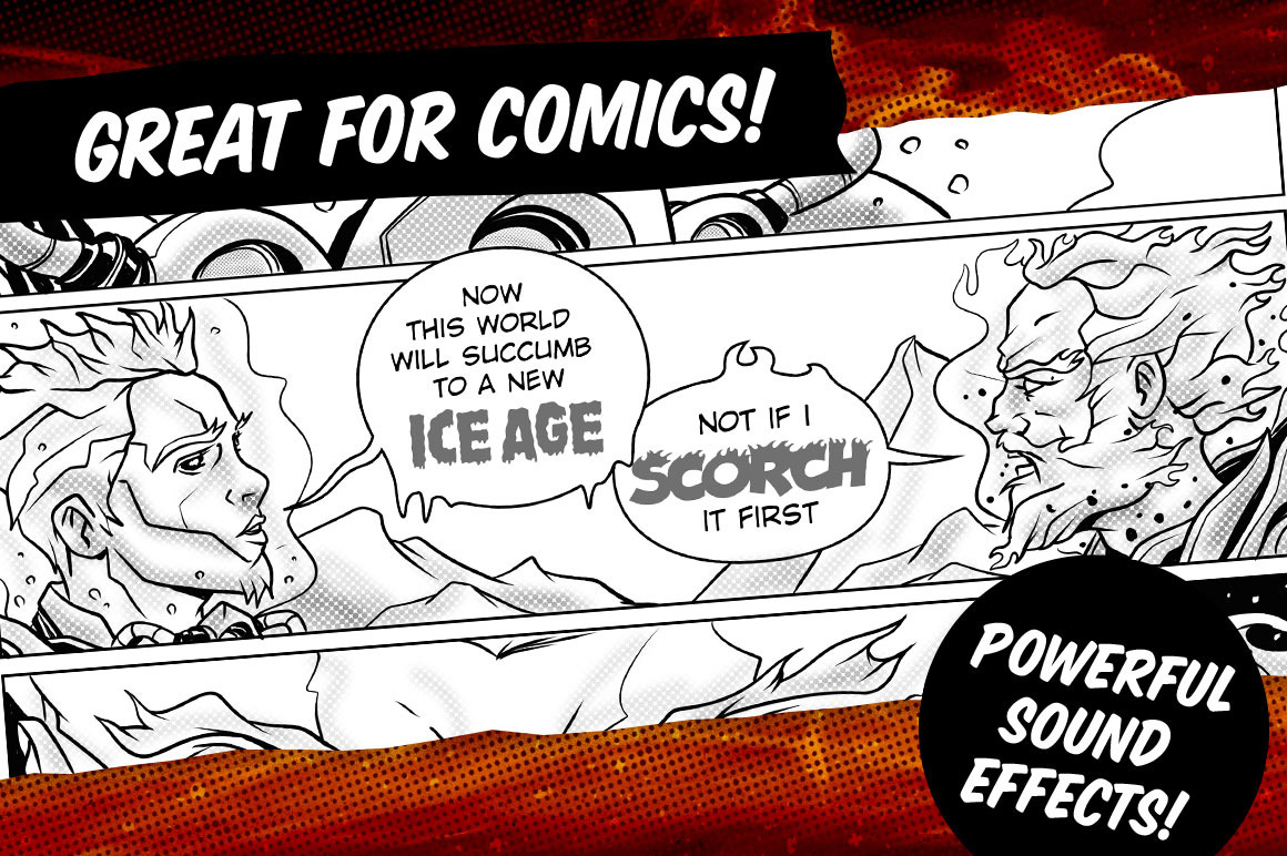 Freezer Burn Font Combo Freezer Burn Font Combo