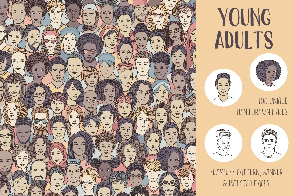 Huge Collection of 220 Diverse Faces Huge Collection of 220 Diverse Faces
