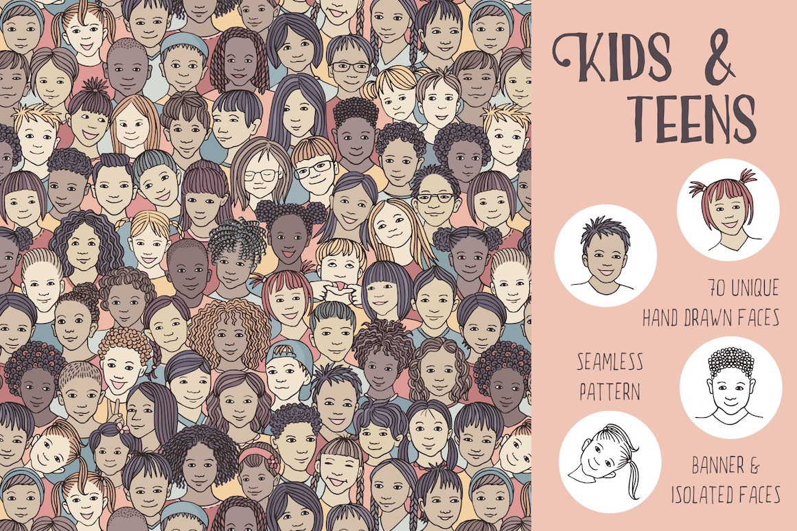 Huge Collection of 220 Diverse Faces Huge Collection of 220 Diverse Faces