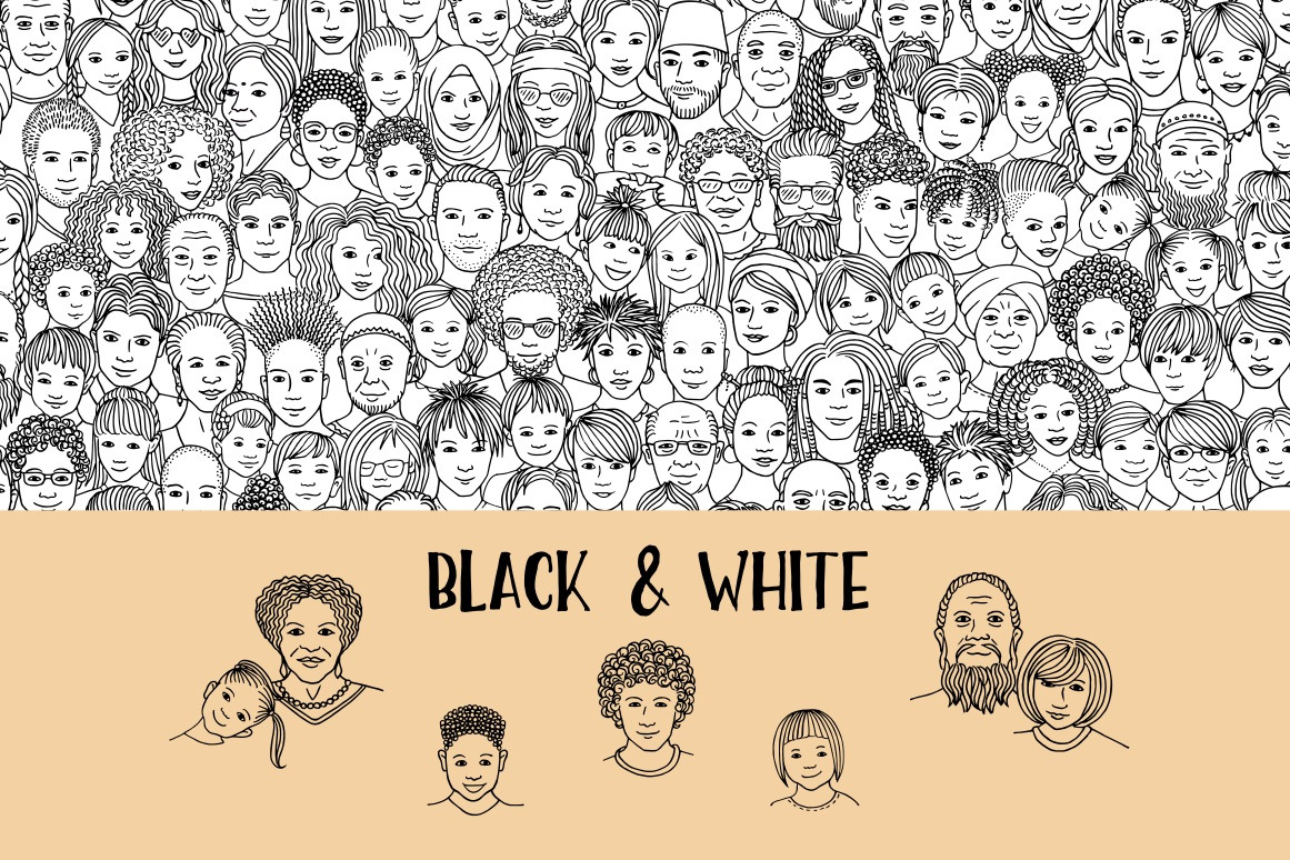 Huge Collection of 220 Diverse Faces Huge Collection of 220 Diverse Faces